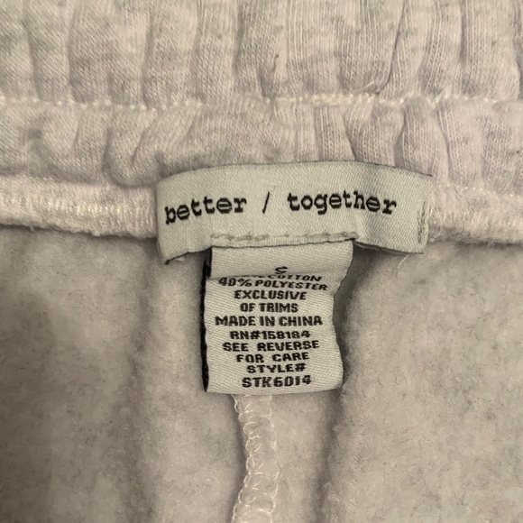 Better Together Women's Soft Gray Drawstring Shorts - Picture 2 of 9